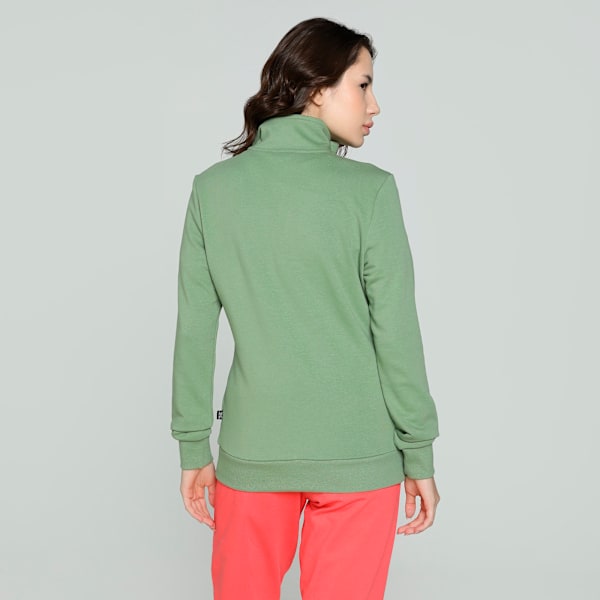 Women's Regular Fit Graphic Jacket, Dusty Green, extralarge-IND