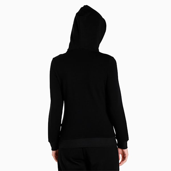 Camo Graphic Women's Regular Fit Hoodie, Puma Black, extralarge-IND