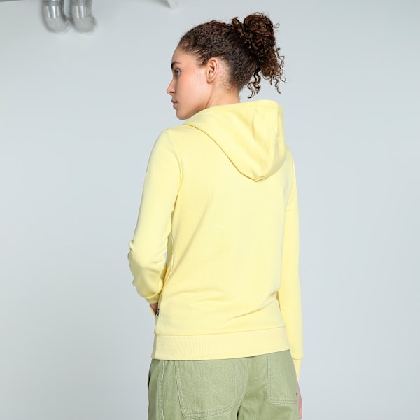 Camo Graphic Women's Regular Fit Hoodie, Pale Lemon, extralarge-IND