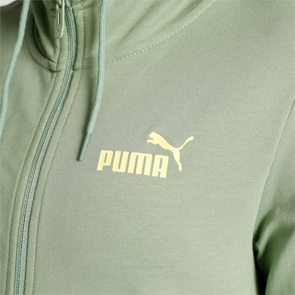 Foil Graphic Women's Regular Fit Hoodie, Dusty Green, extralarge-IND