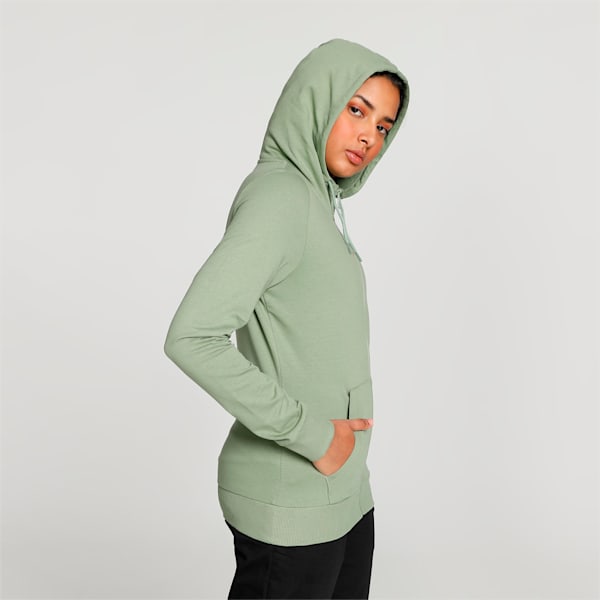 Foil Graphic Women's Regular Fit Hoodie, Dusty Green, extralarge-IND