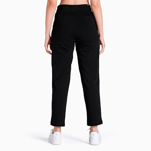Futuristic Women's Regular Fit Graphic Pants, Puma Black, extralarge-IND