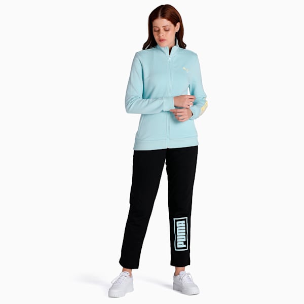 Futuristic Women's Regular Fit Graphic Pants, Puma Black, extralarge-IND