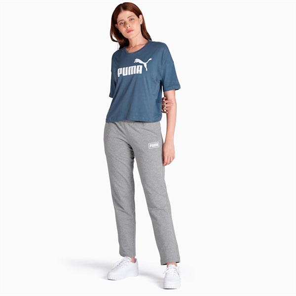 Foil Graphic Women's Regular Fit Pants, Medium Gray Heather, extralarge-IND