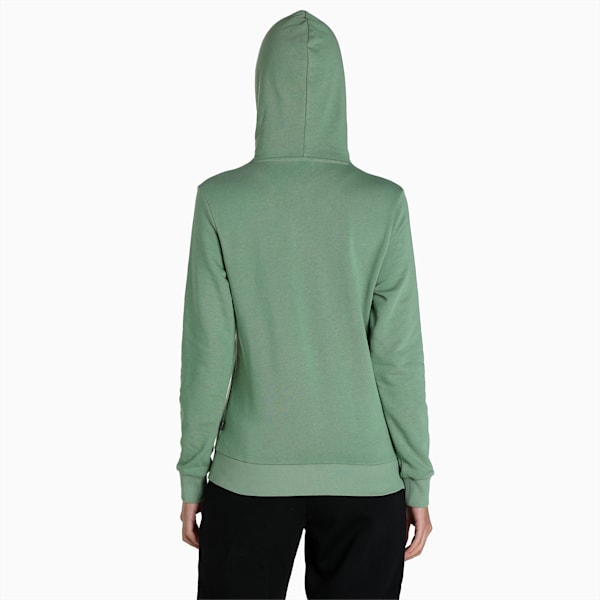 PUMA Logo Regular Fit Hoodie, Dusty Green, extralarge-IND