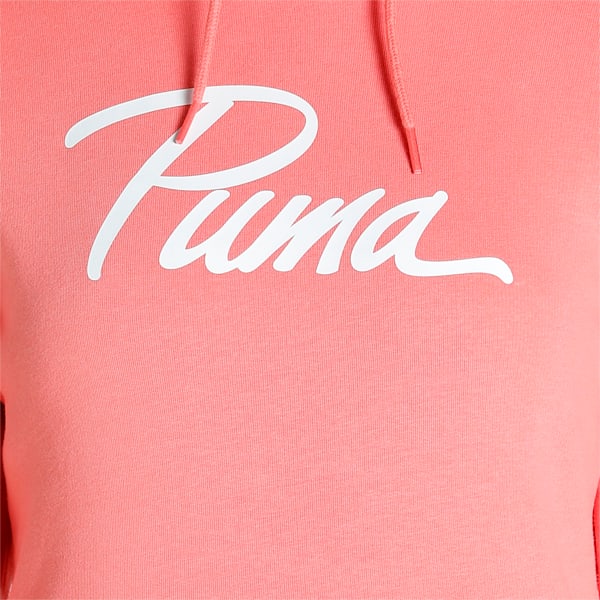 PUMA Logo Regular Fit Hoodie, Carnation Pink, extralarge-IND