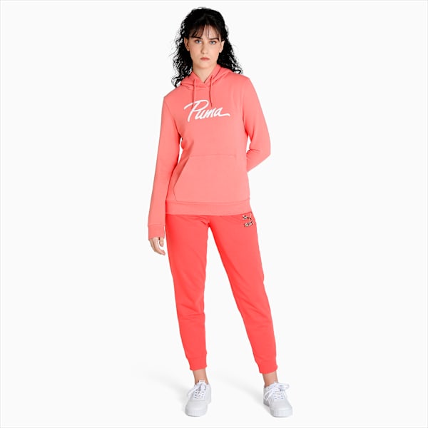 Logo Regular Fit Hoodie, Carnation Pink, extralarge-IND