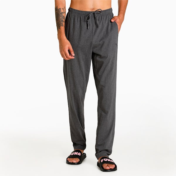 Men's Joggers Pack of 2, Puma Black-Dark Gray Heather, extralarge-IND