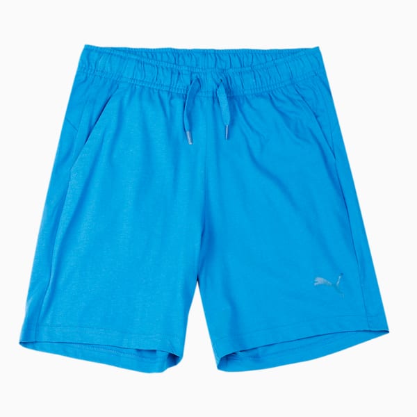 PUMA Boy's Regular Fit Shorts Pack of 2, Cherry Tomato-Victoria Blue, extralarge-IND