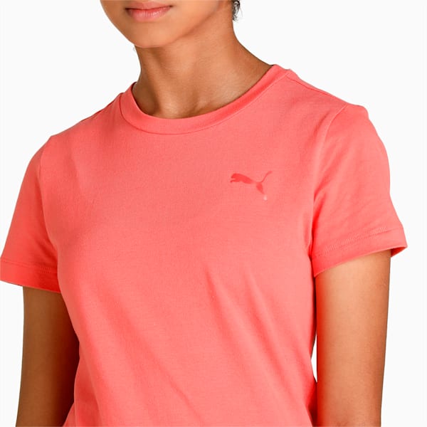 PUMA Girl's Regular Fit T-Shirts Pack of 2, Georgia Peach-Porcelain, extralarge-IND