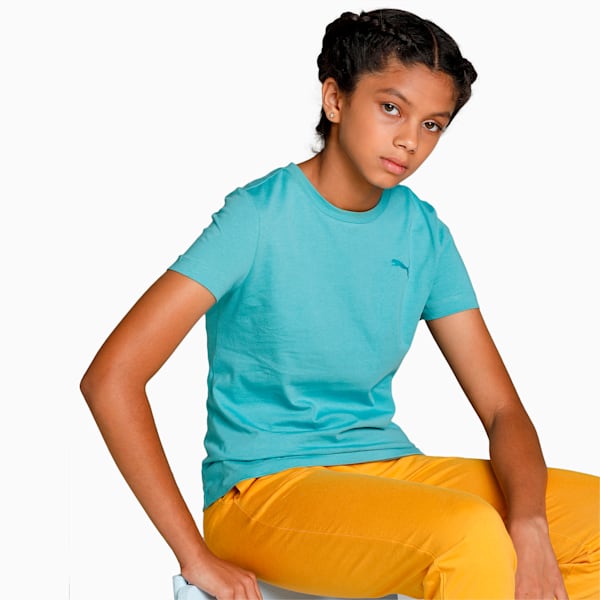 Girl's Regular Fit T-Shirts Pack of 2, Georgia Peach-Porcelain, extralarge-IND