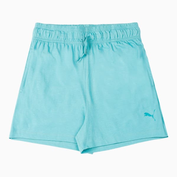 PUMA Girl's Shorts Pack of 2, Georgia Peach-Porcelain, extralarge-IND