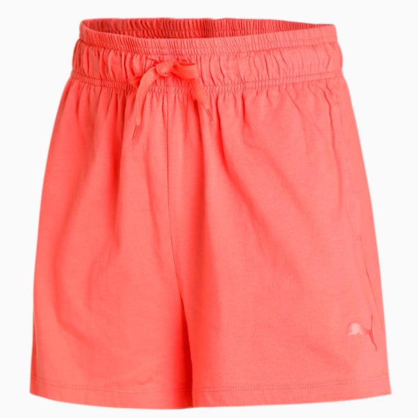 PUMA Girl's Shorts Pack of 2, Georgia Peach-Porcelain, extralarge-IND