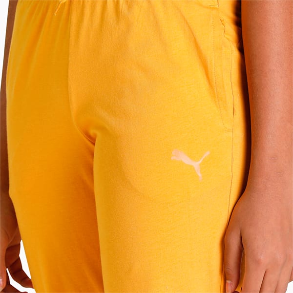 PUMA Girl's Regular Fit Joggers Pack of 2, Carmine Rose-Mineral Yellow, extralarge-IND