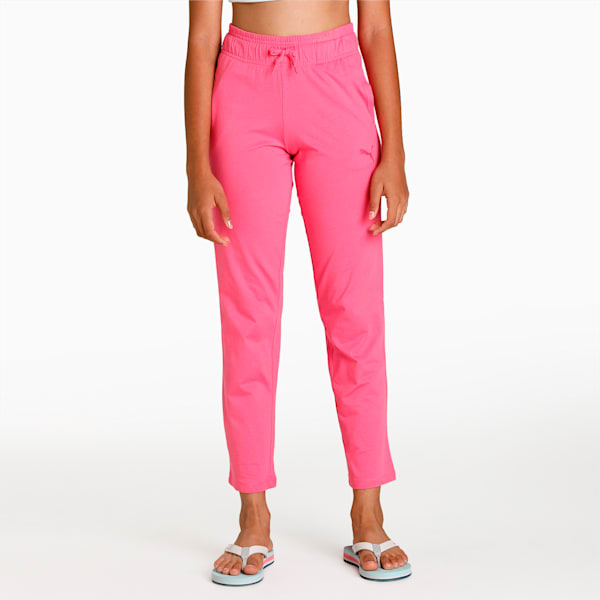 Girl's Regular Fit Joggers Pack of 2, Carmine Rose-Mineral Yellow, extralarge-IND