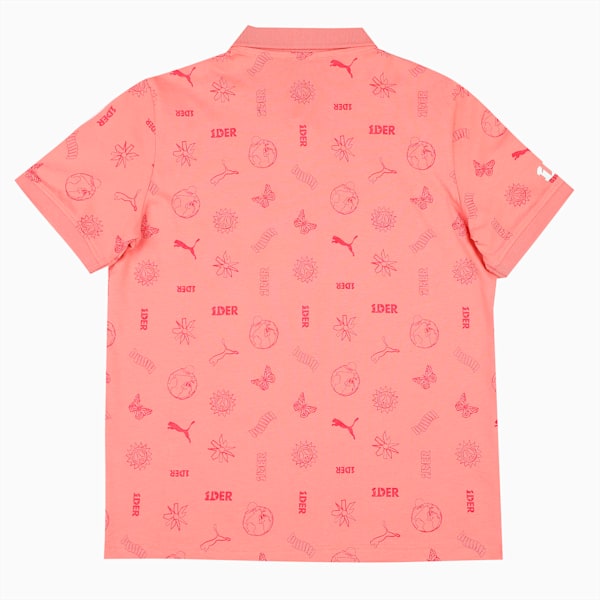 PUMAx1DER Youth Regular Fit AOP Polo T-Shirt, Carnation Pink, extralarge-IND