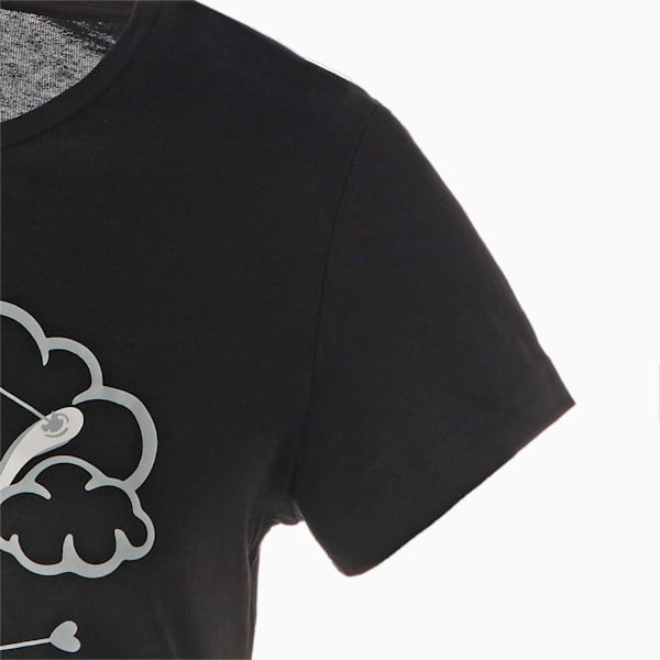 ウィメンズ グラフィック ハート 半袖 Tシャツ, PUMA Black, extralarge-JPN