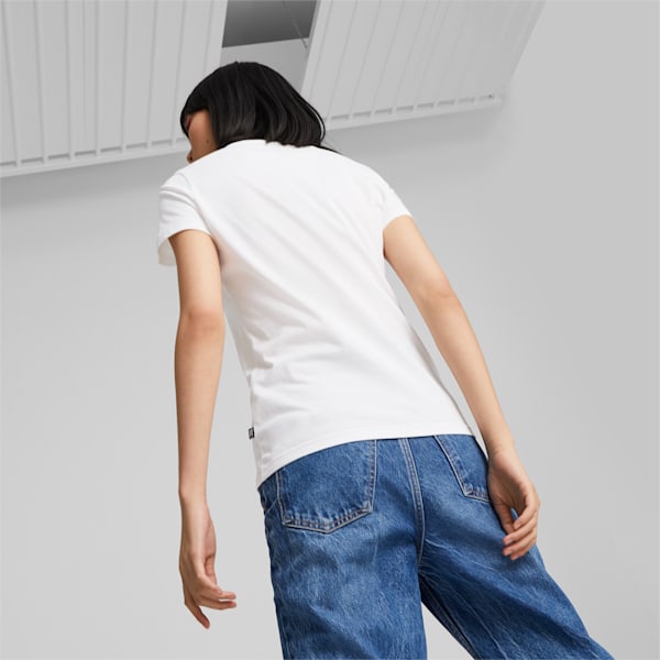 ウィメンズ グラフィック ハート 半袖 Tシャツ, PUMA White, extralarge-JPN