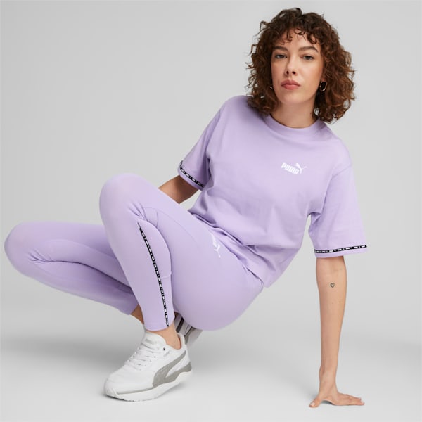 ウィメンズ PUMA POWER テープ 半袖 Tシャツ, Vivid Violet, extralarge-JPN