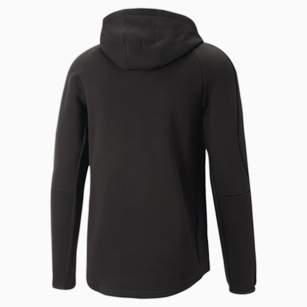 メンズ EVOSTRIPE フルジップ フーディー, PUMA Black, extralarge-JPN
