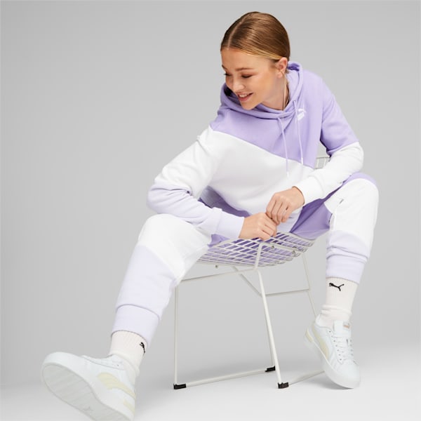 ウィメンズ PUMA POWER キャット フーディー, Vivid Violet, extralarge-JPN