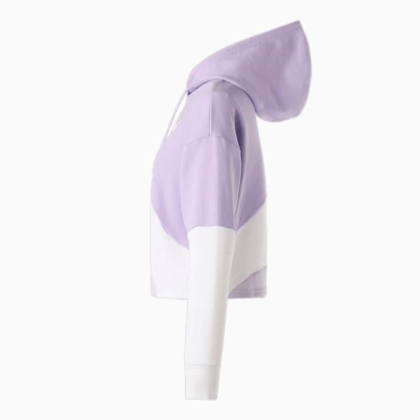 ウィメンズ PUMA POWER キャット フーディー, Vivid Violet, extralarge-JPN
