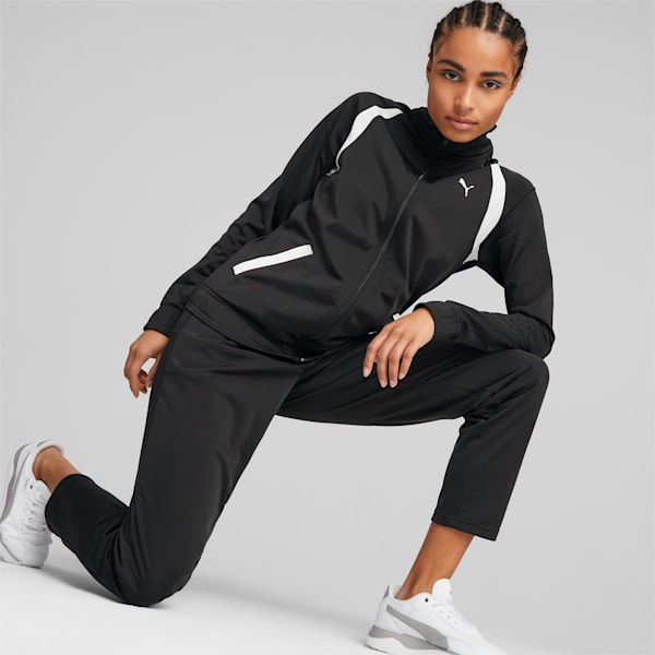 ウィメンズ クラシック トリコット スーツ 上下セット, PUMA Black, extralarge-JPN