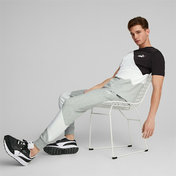 メンズ PUMA POWER キャット Tシャツ, Light Gray Heather, extralarge-JPN