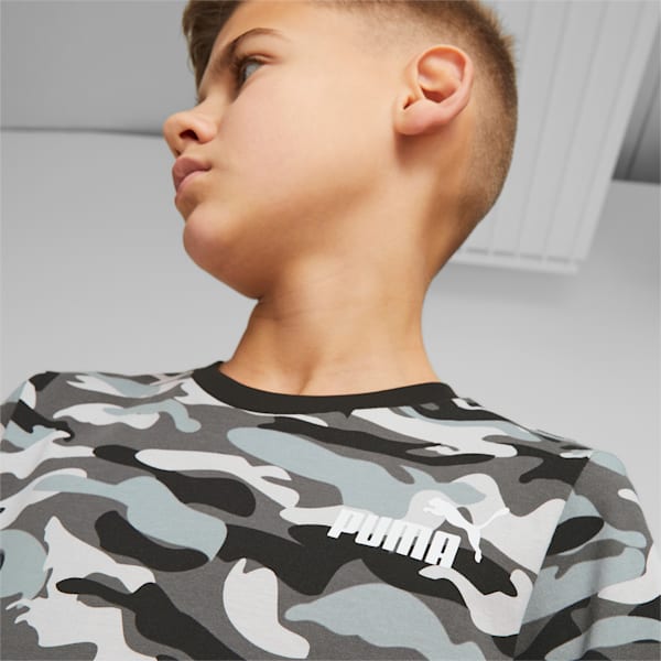 キッズ ボーイズ ESS+ カモ 半袖 Tシャツ 120-160cm, PUMA Black, extralarge-JPN
