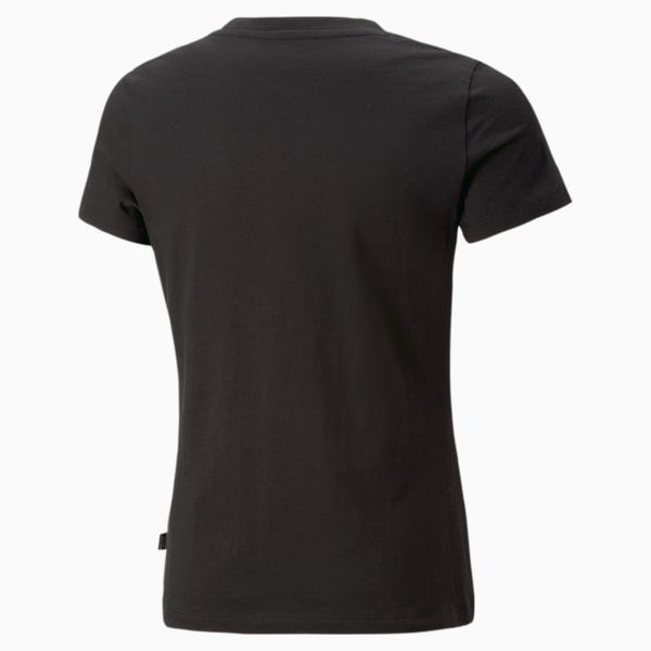 キッズ ガールズ ESS+ フラワー パワー 半袖 Tシャツ 120-160cm, PUMA Black, extralarge-JPN