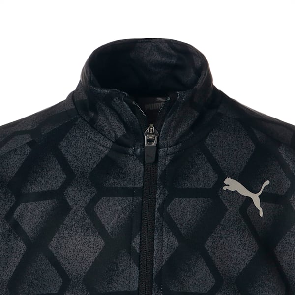キッズ ボーイズ ACTIVE SPORTS ポリ フルジップ フーディー 120-160cm, PUMA Black, extralarge-JPN