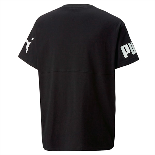 キッズ ボーイズ PUMA POWER 半袖 Tシャツ 120-160cm, PUMA Black, extralarge-JPN