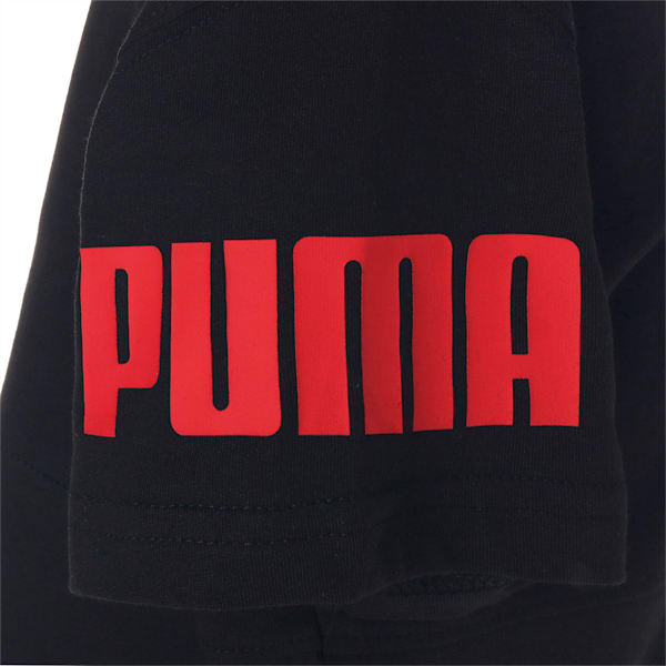 キッズ ボーイズ PUMA POWER 半袖 Tシャツ 120-160cm, PUMA Black-Warm Earth