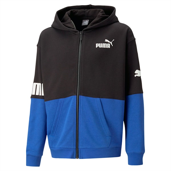 キッズ ボーイズ PUMA POWER フルジップ フーディー 120-160cm, Royal Sapphire