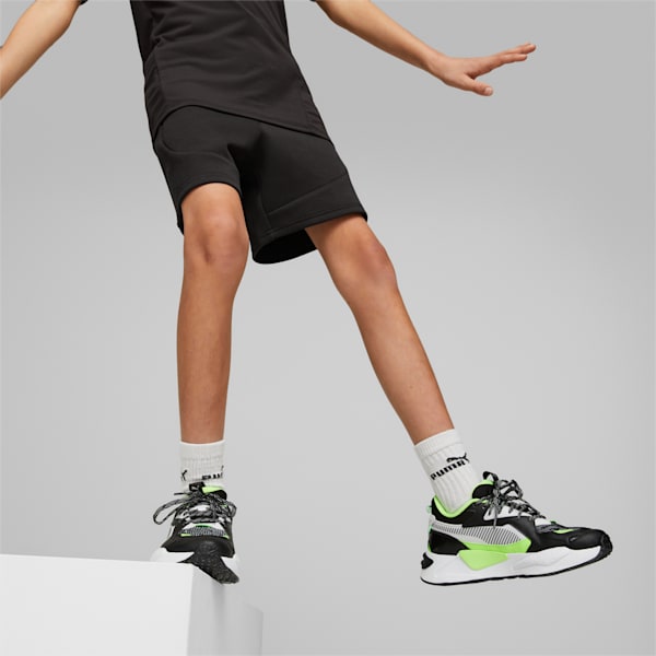 キッズ ボーイズ EVOSTRIPE ショーツ 8インチ 120-160cm, PUMA Black, extralarge-JPN