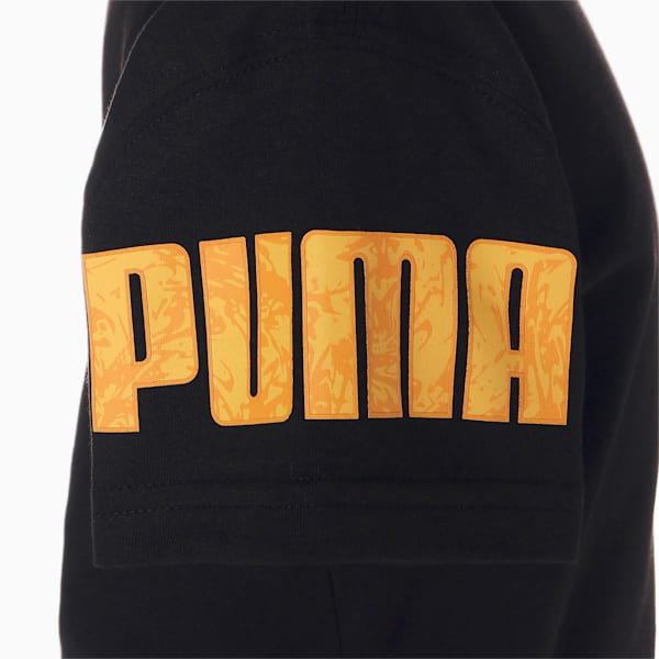 キッズ ボーイズ PUMA POWER サマー 半袖 Tシャツ 120-160cm, PUMA Black, extralarge-JPN