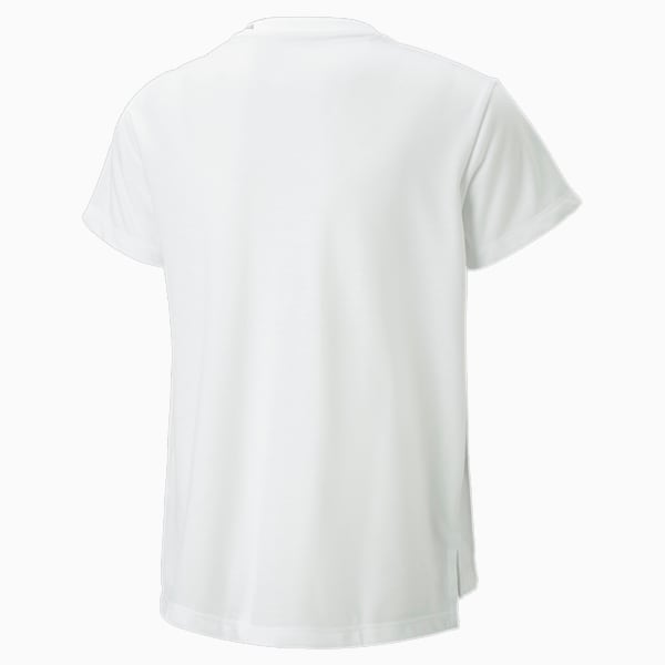 キッズ ガールズ モダンスポーツ 半袖 Tシャツ 120-160cm, PUMA White, extralarge-JPN