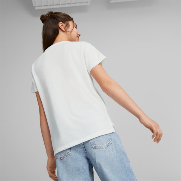 キッズ ガールズ モダンスポーツ 半袖 Tシャツ 120-160cm, PUMA White, extralarge-JPN