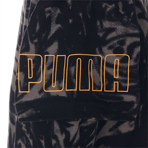 キッズ ボーイズ PUMA POWER サマー AOP 半袖 Tシャツ 120-160cm, PUMA Black, extralarge-JPN
