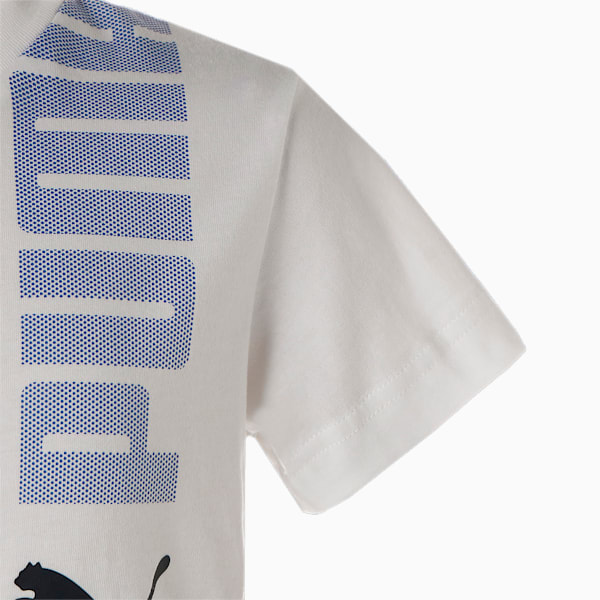 キッズ ボーイズ ロゴ ラボ 上下 2点セット Tシャツ & ショーツ 120-160cm, PUMA White, extralarge-JPN