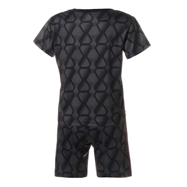 キッズ ボーイズ ロゴ ラボ 上下 2点セット Tシャツ & ショーツ 120-160cm, PUMA Black, extralarge-JPN