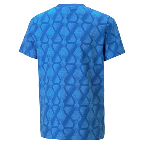 キッズ ボーイズ ACTIVE SPORTS AOP 半袖 Tシャツ 120-160cm, Royal Sapphire, extralarge-JPN