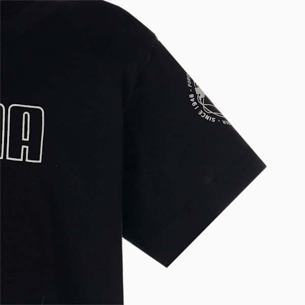 キッズ ボーイズ ACTIVE SPORTS グラフィック 半袖 Tシャツ 120-160cm, PUMA Black, extralarge-JPN