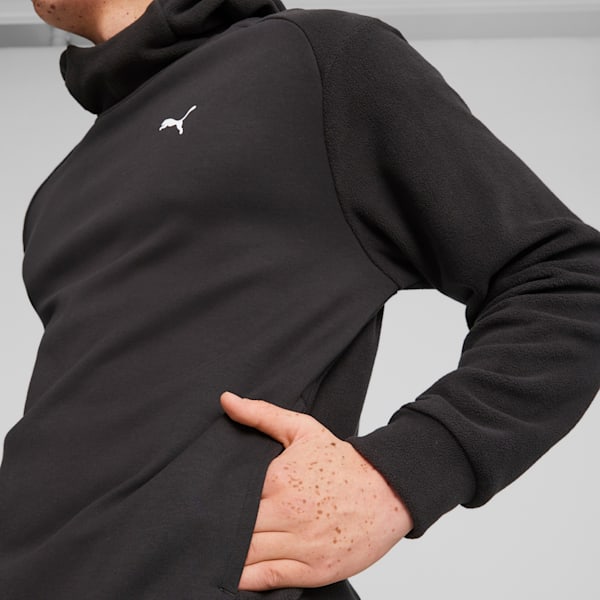 Sudadera con capucha de forro polar RAD/CAL para hombre, PUMA Black, extralarge