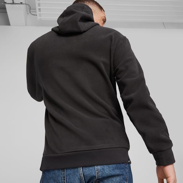 Sudadera con capucha de forro polar para hombre