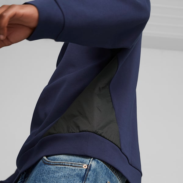 Sudadera de medio cierre RAD/CAL para hombre, PUMA Navy, extralarge