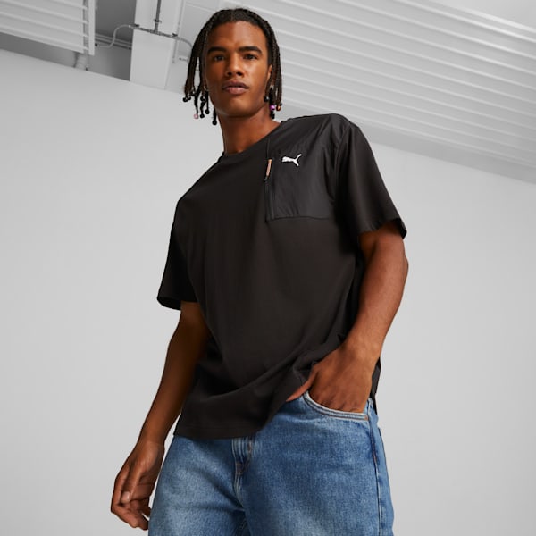 Playera OPEN ROAD para hombre, PUMA Black, extralarge