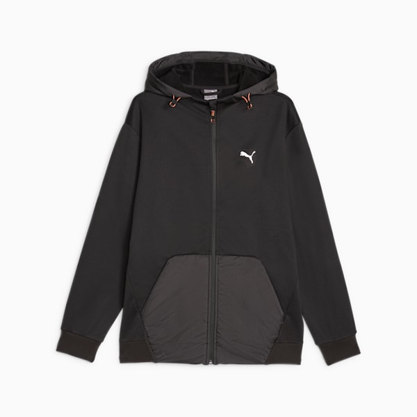 OPEN ROAD Men's Full-Zip Hoodie, PUMA Black, extralarge-GBR