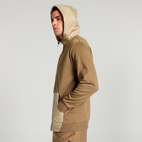 OPEN ROAD Men's Full-Zip Hoodie, Chocolate Chip, extralarge-IND