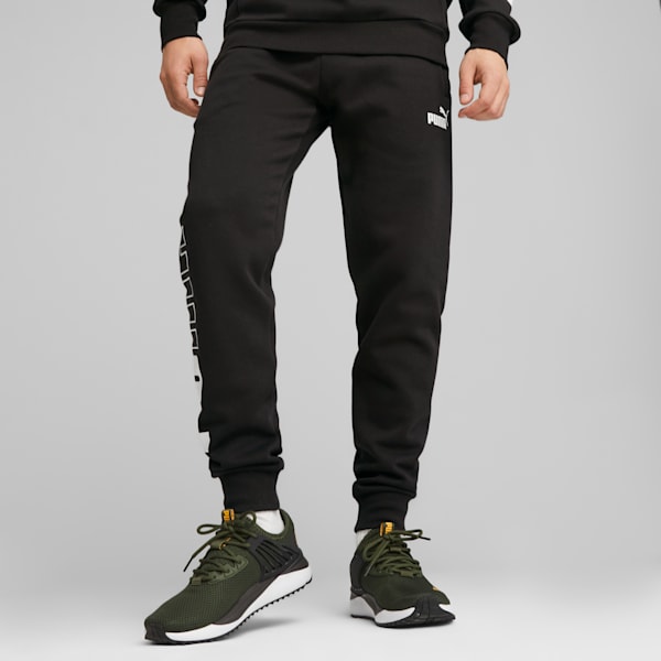 Pantalones deportivos PUMA POWER para hombre, PUMA Black, extralarge